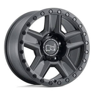 Black Rhino – RAVINE – Black – 17″x8.5″ 12mm – All weather Wheels – 1785RVN126140M12